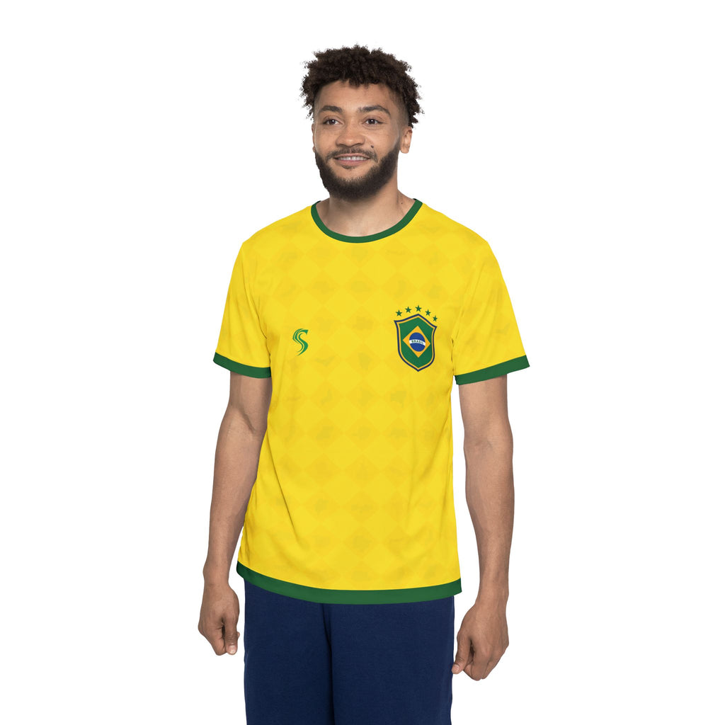 SPORT | Brasil Yellow Soccer Jersey — States' Diamonds Style