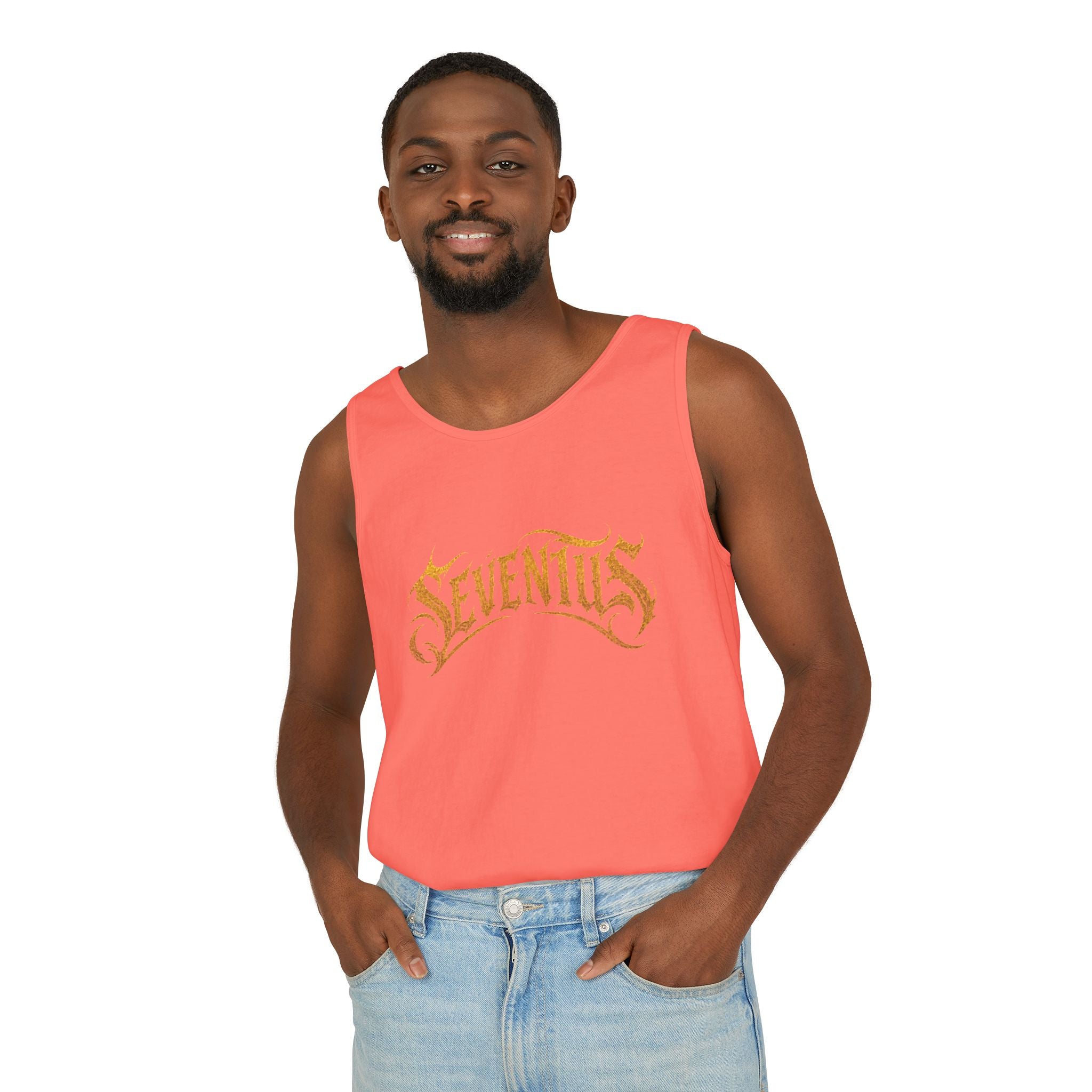 Tank Top — Seventus Panther Graphic "Born Dominant"