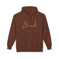 Blessed Hoodie — Minimal Gold Calligraphy Pullover (Personalized Name Option)