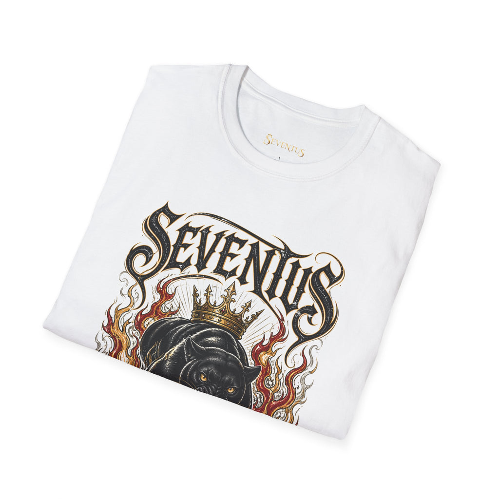 Camiseta "Born Dominant" — Camiseta con estampado de pantera "Seventus"