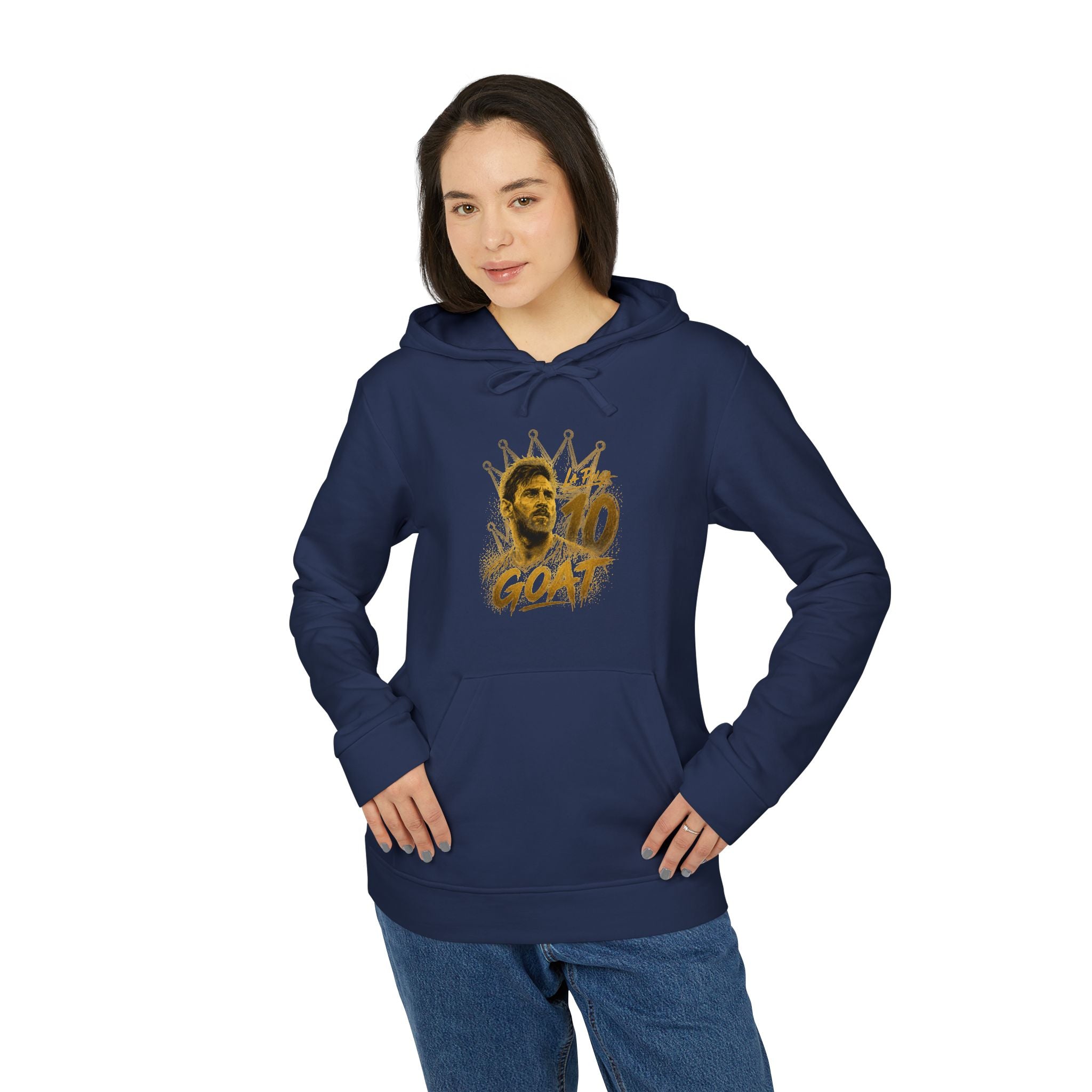 Seventus x Adidas | Hoodie, Messi GOAT Graphic — Streetwear Pullover