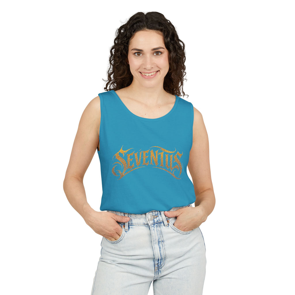 Tank Top — Seventus Panther Graphic "Born Dominant"