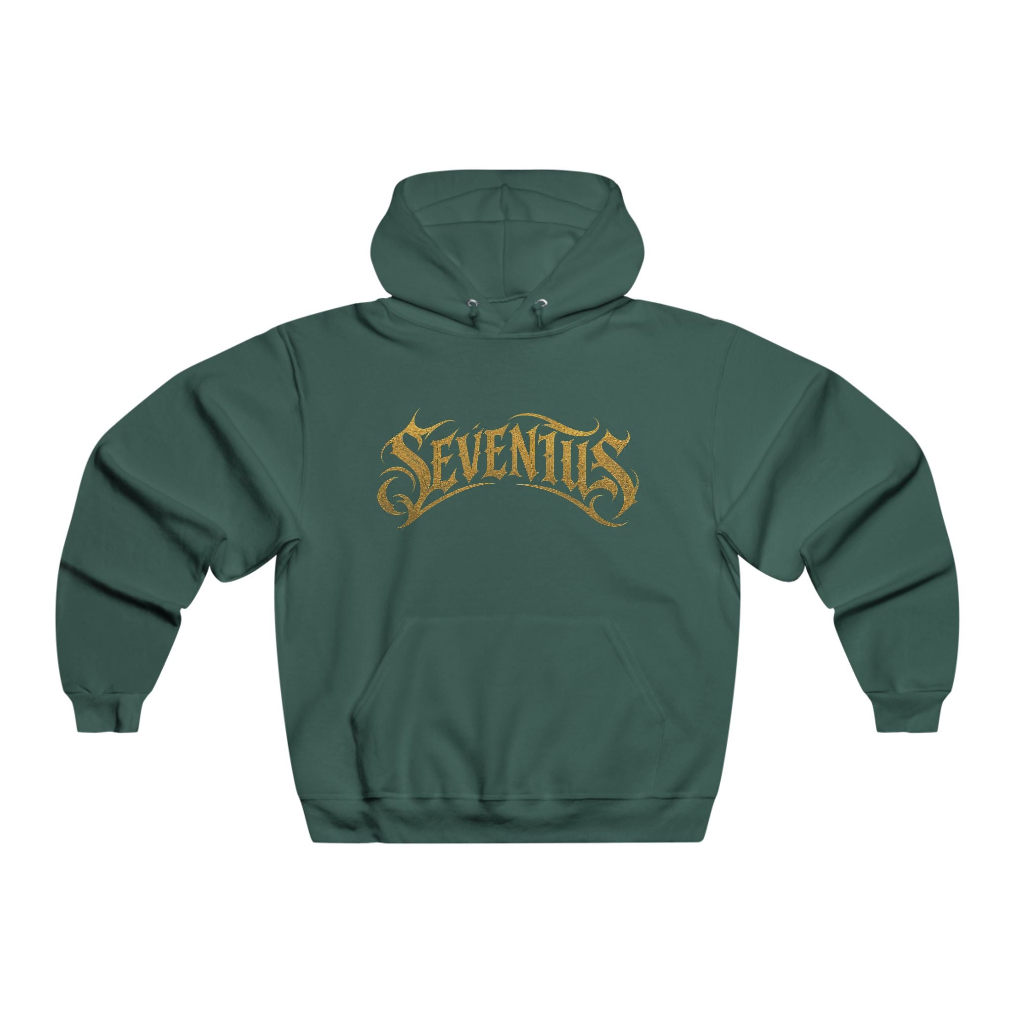 Seventus Graphic Hoodie — Flame Panther Back Print