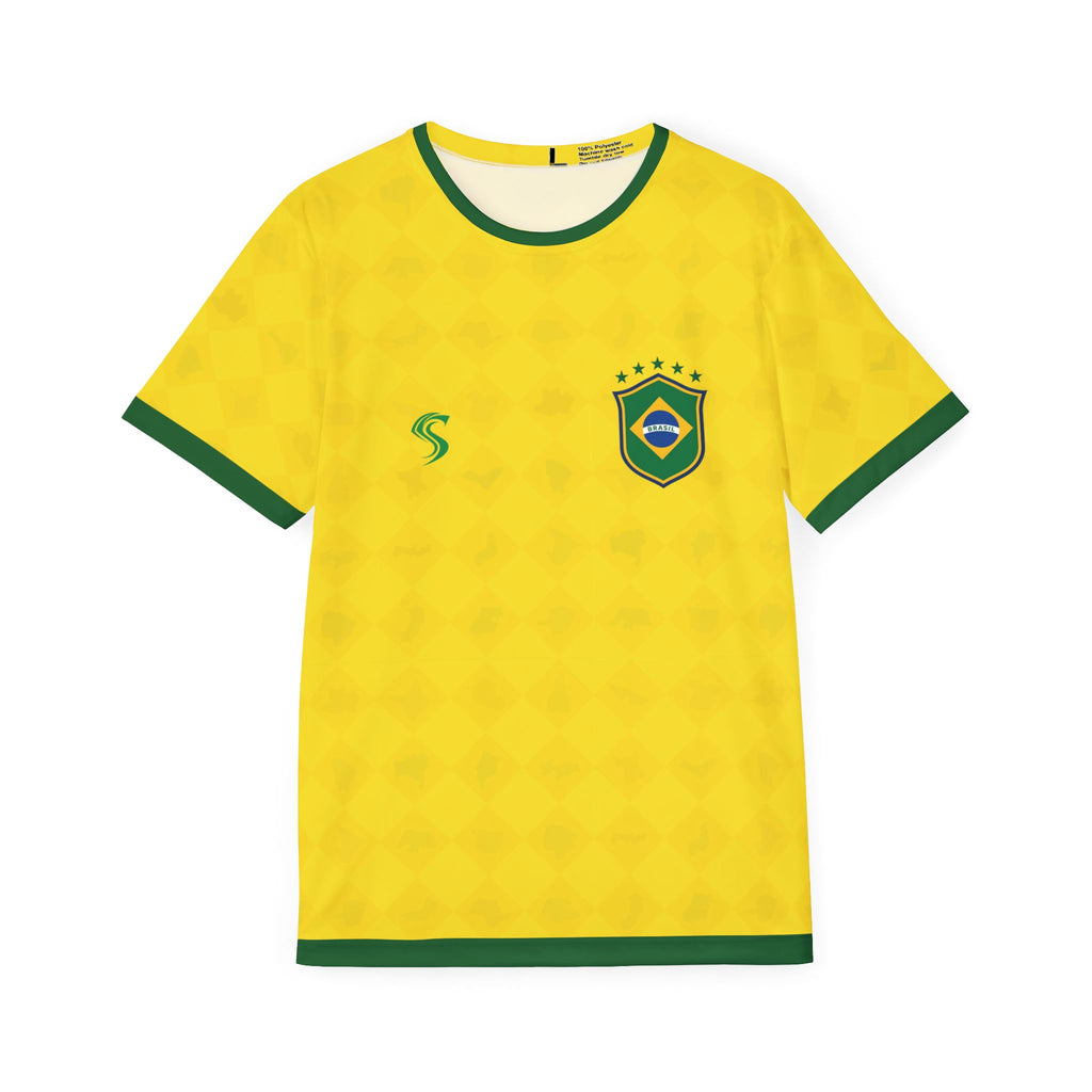 SPORT | Brasil Yellow Soccer Jersey — States' Diamonds Style