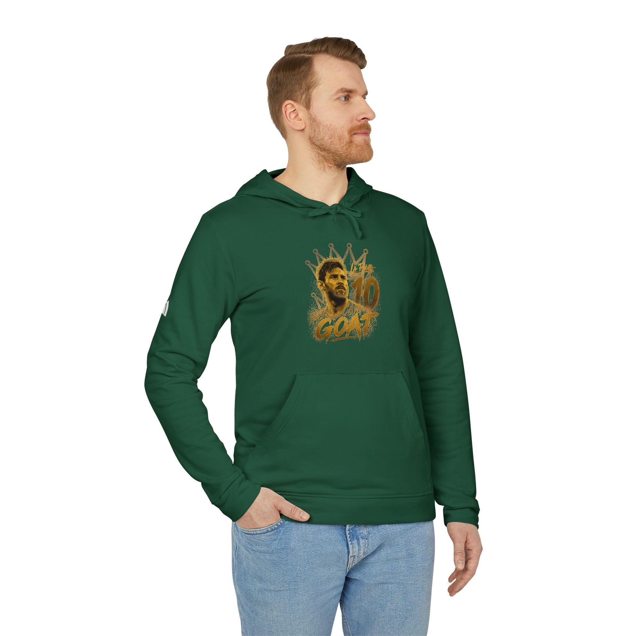 Seventus x Adidas | Hoodie, Messi GOAT Graphic — Streetwear Pullover
