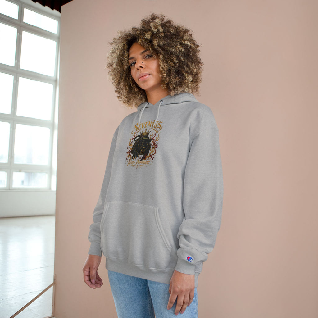 Champion Hoodie — 'Seventus' Vintage Flame Graphic Pullover
