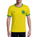 SPORT | Brasil Home U-neck Football Concept Jersey