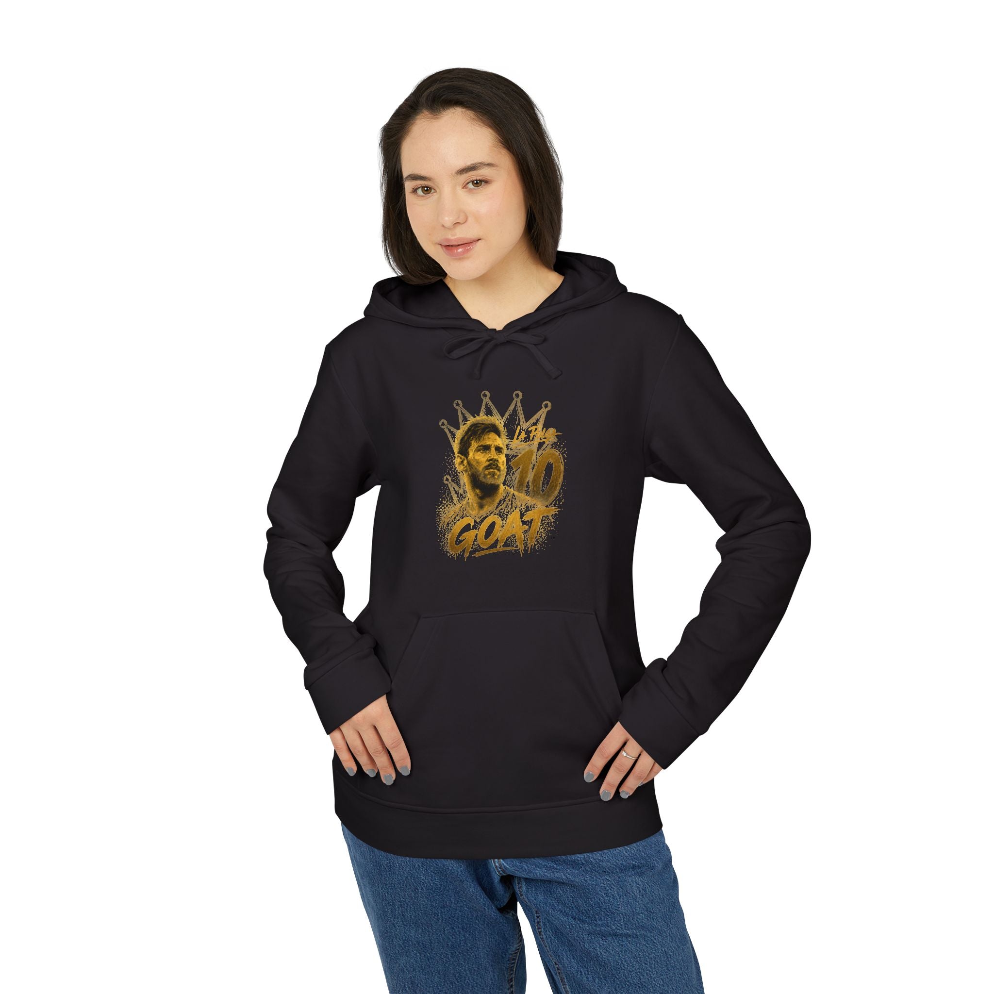 Seventus x Adidas | Hoodie, Messi GOAT Graphic — Streetwear Pullover