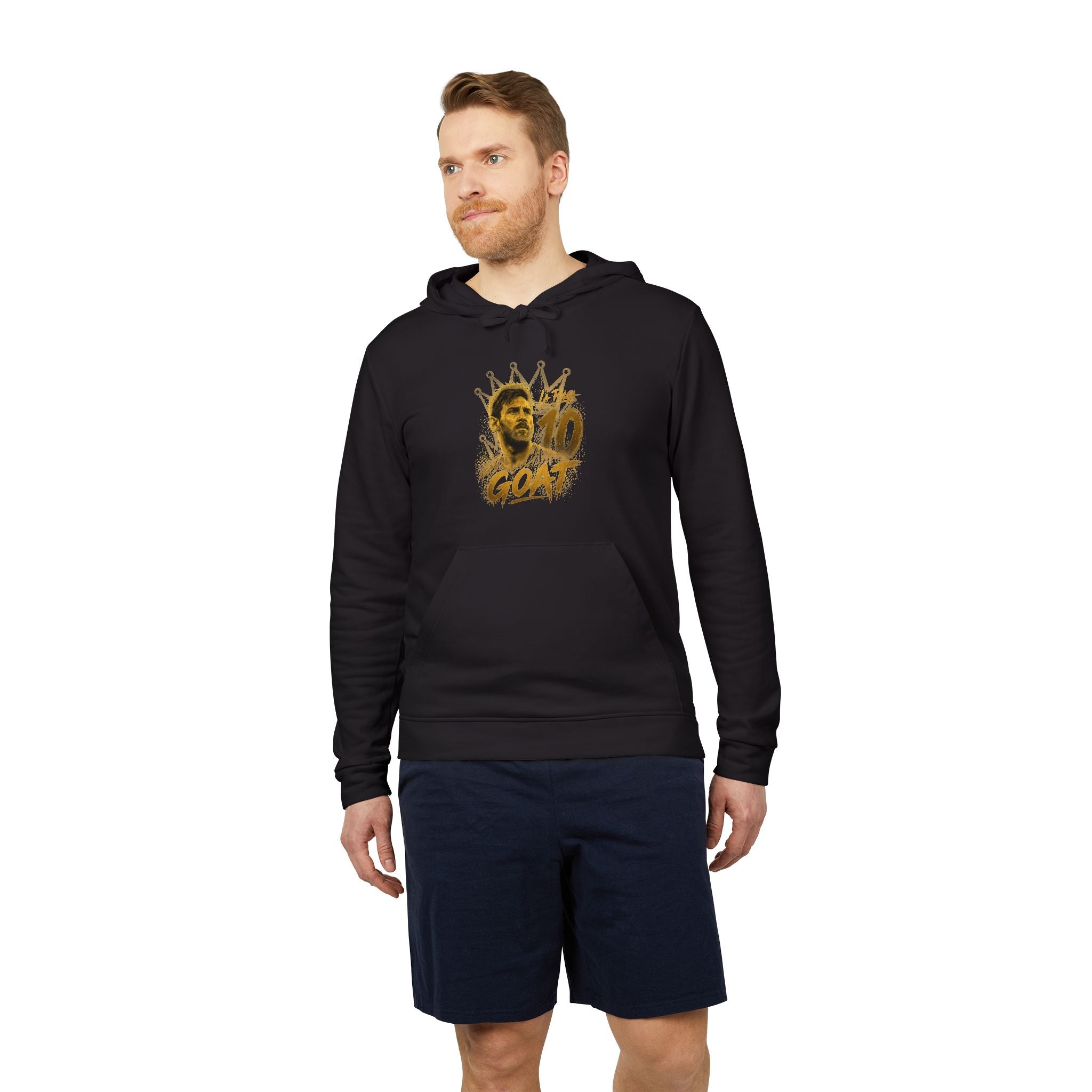 Seventus x Adidas | Hoodie, Messi GOAT Graphic — Streetwear Pullover