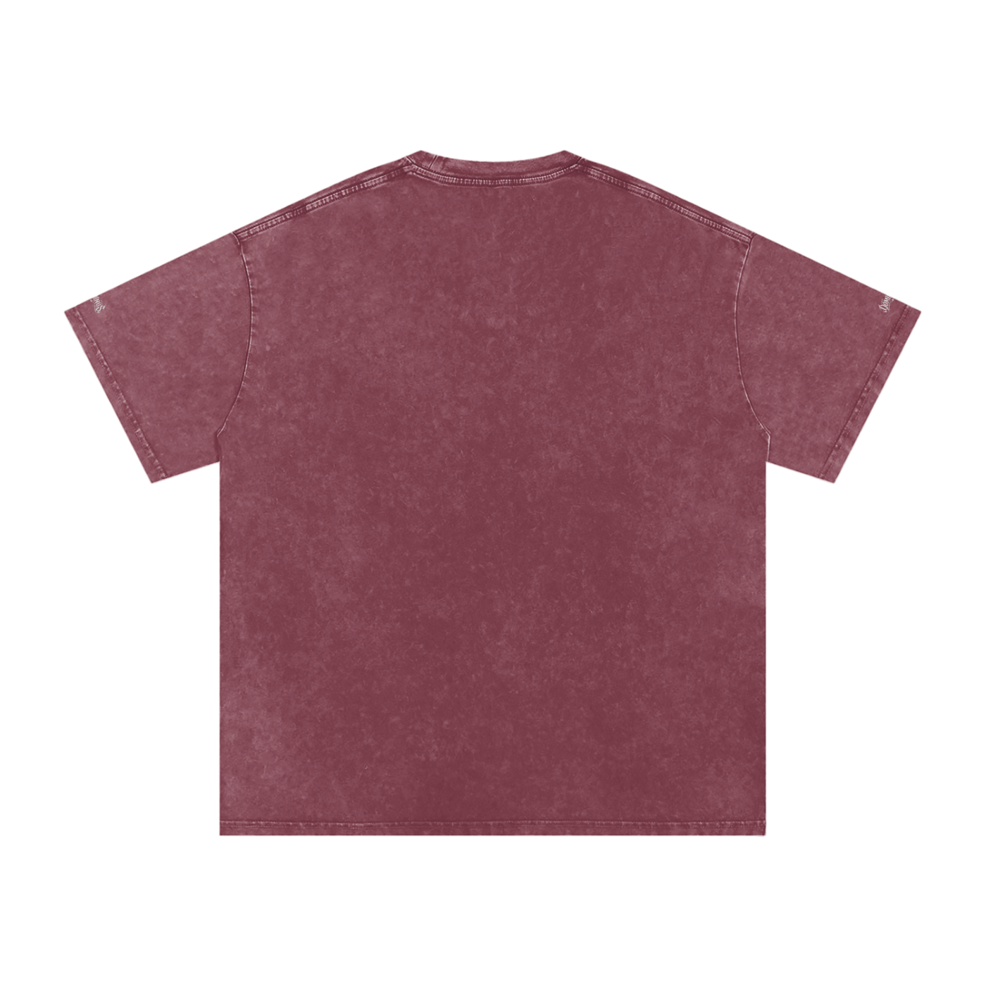 DOMINUS | 4 de julio de 1776, Camiseta Oversize de Algodón con Efecto Nieve