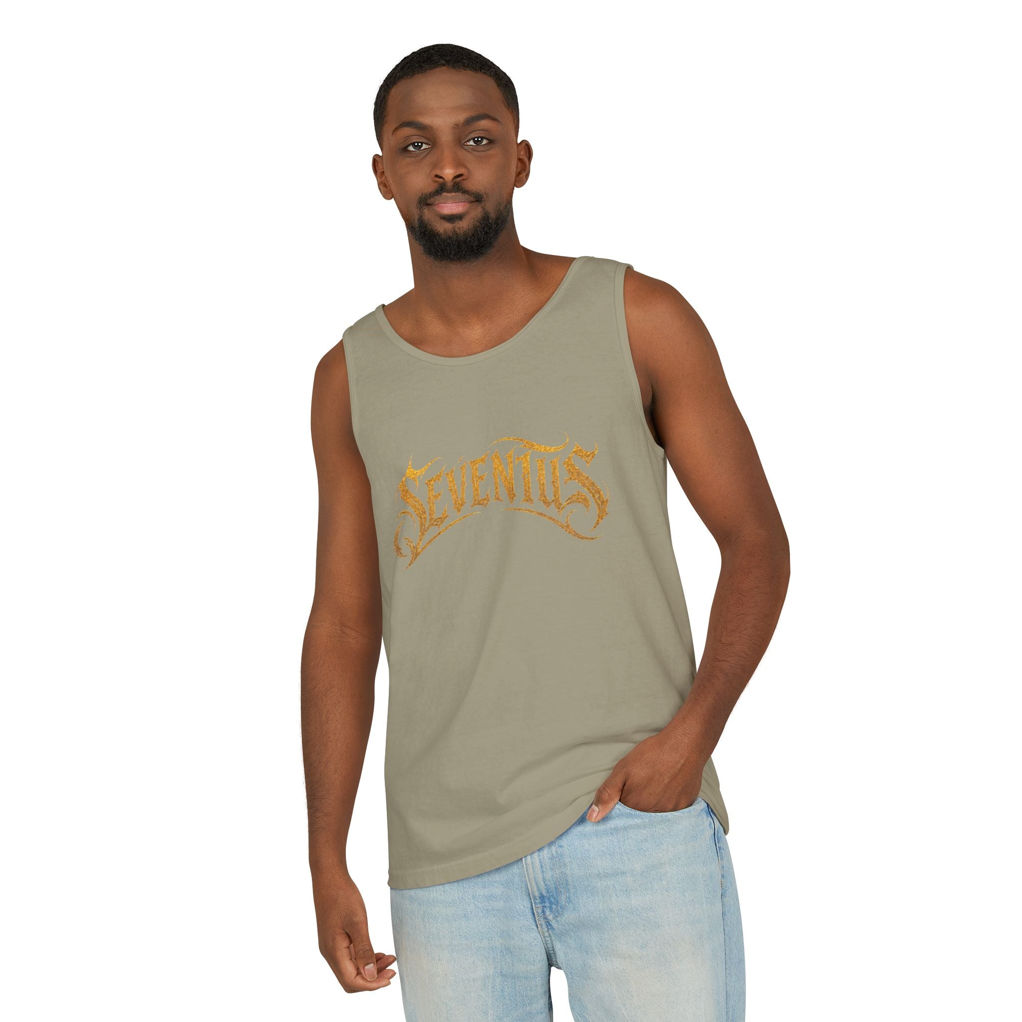 Tank Top — Seventus Panther Graphic "Born Dominant"