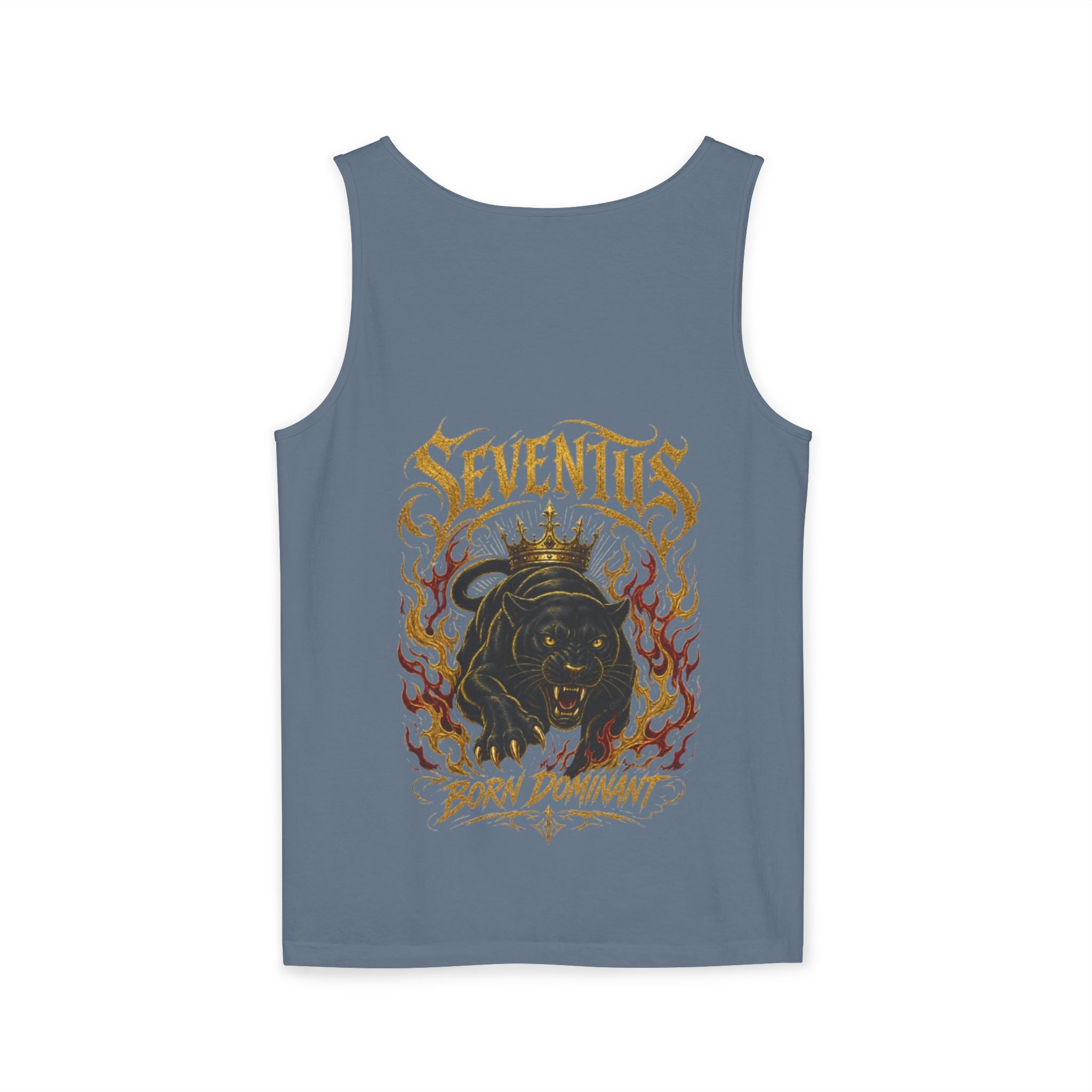 Tank Top — Seventus Panther Graphic "Born Dominant"