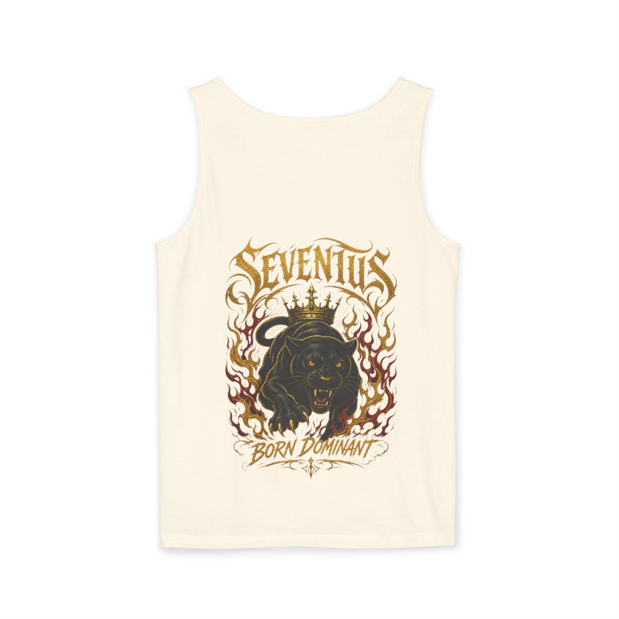 Tank Top — Seventus Panther Graphic "Born Dominant"