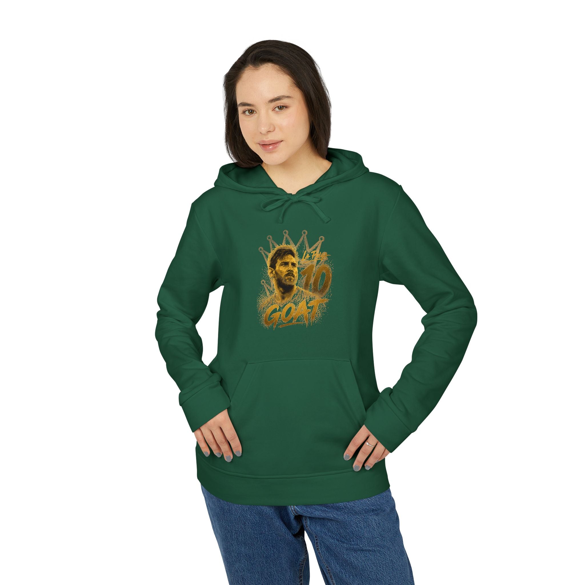 Seventus x Adidas | Hoodie, Messi GOAT Graphic — Streetwear Pullover