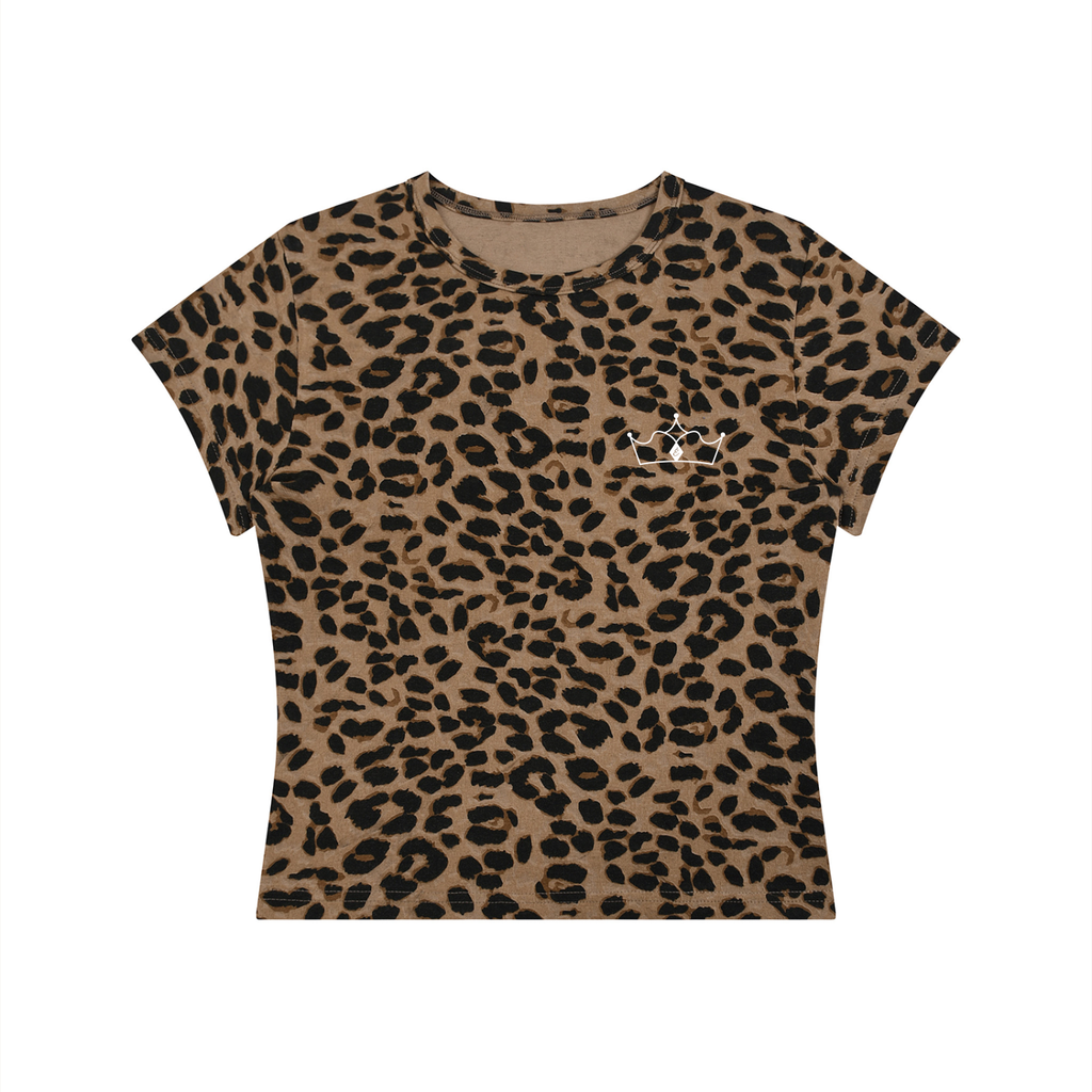 ELITE New | Women’s Leopard Print Crop T-Shirt