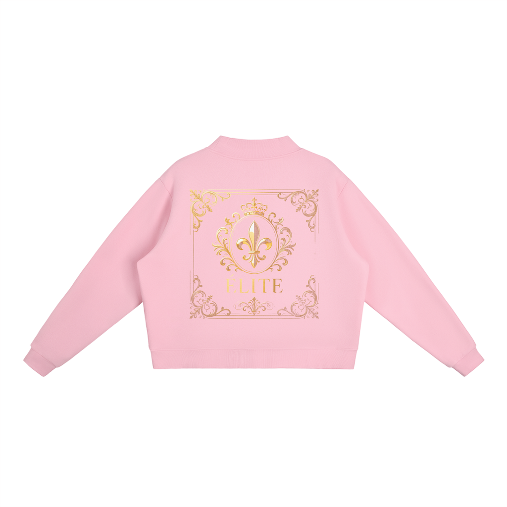 ELITE | Sudadera de cuello alto de felpa, Royal, Essential