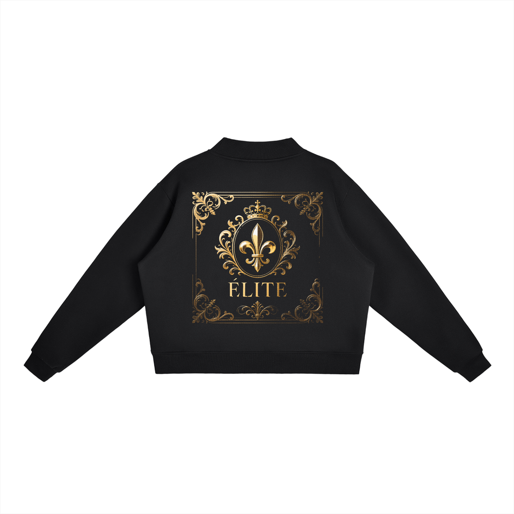 ELITE | Sudadera de cuello alto de felpa, Royal, Essential