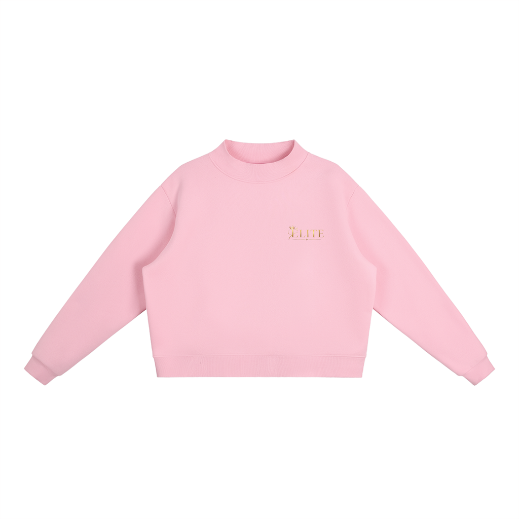 ELITE | Sudadera de cuello alto de felpa, Royal, Essential